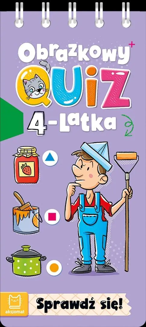 Książka - OBRAZKOWY QUIZ 4-LATKA. SPRAWDŹ SIĘ