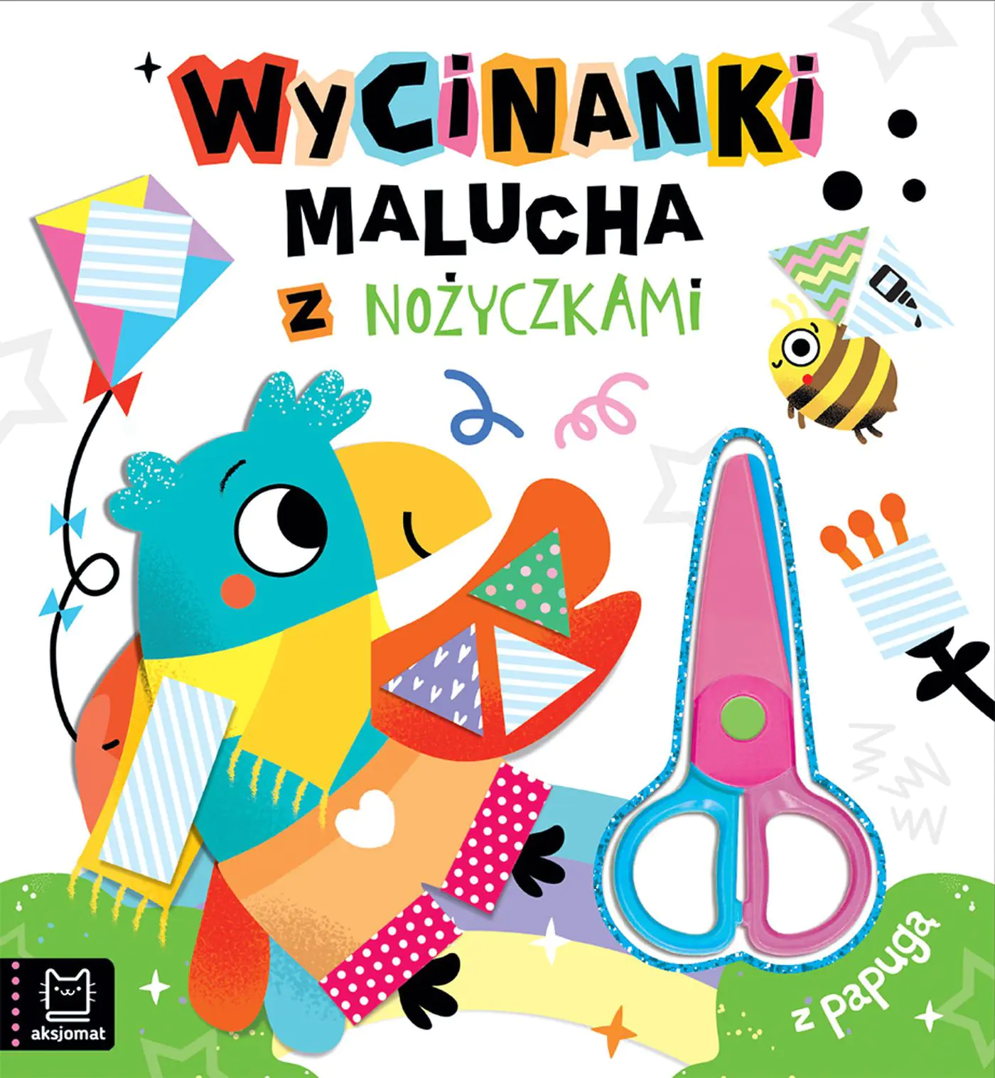 Książka - Wycinanki malucha z nożyczkami. Z papugą