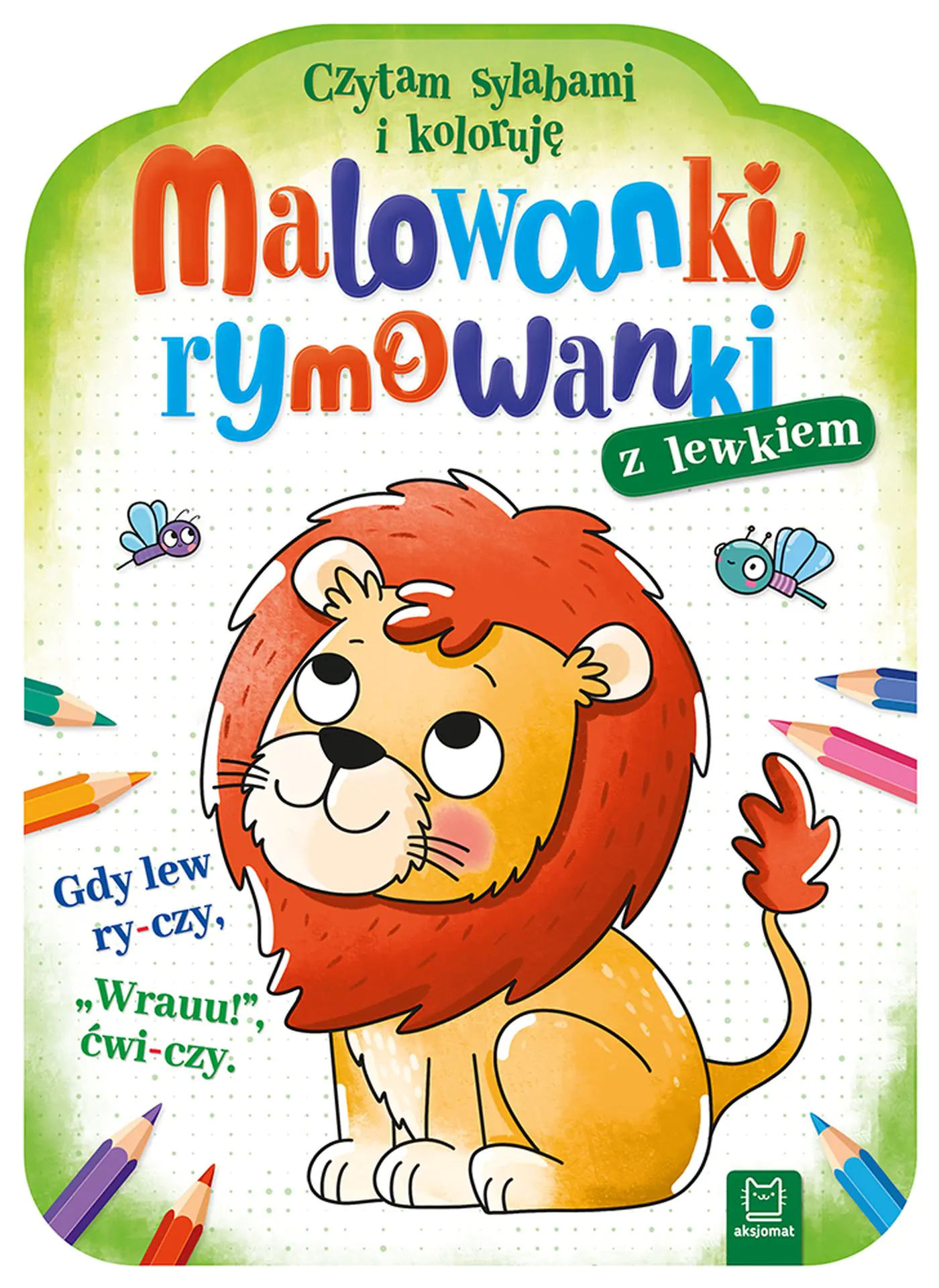 Książka - Malowanki rymowanki z lewkiem. Czytam sylabami i koloruję