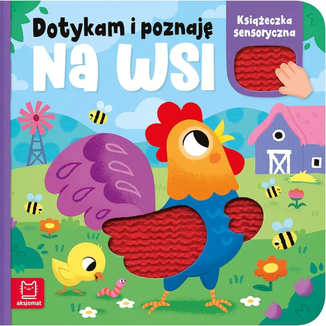 Książka - Dotykam i poznaję. Na wsi. Książeczka sensoryczna