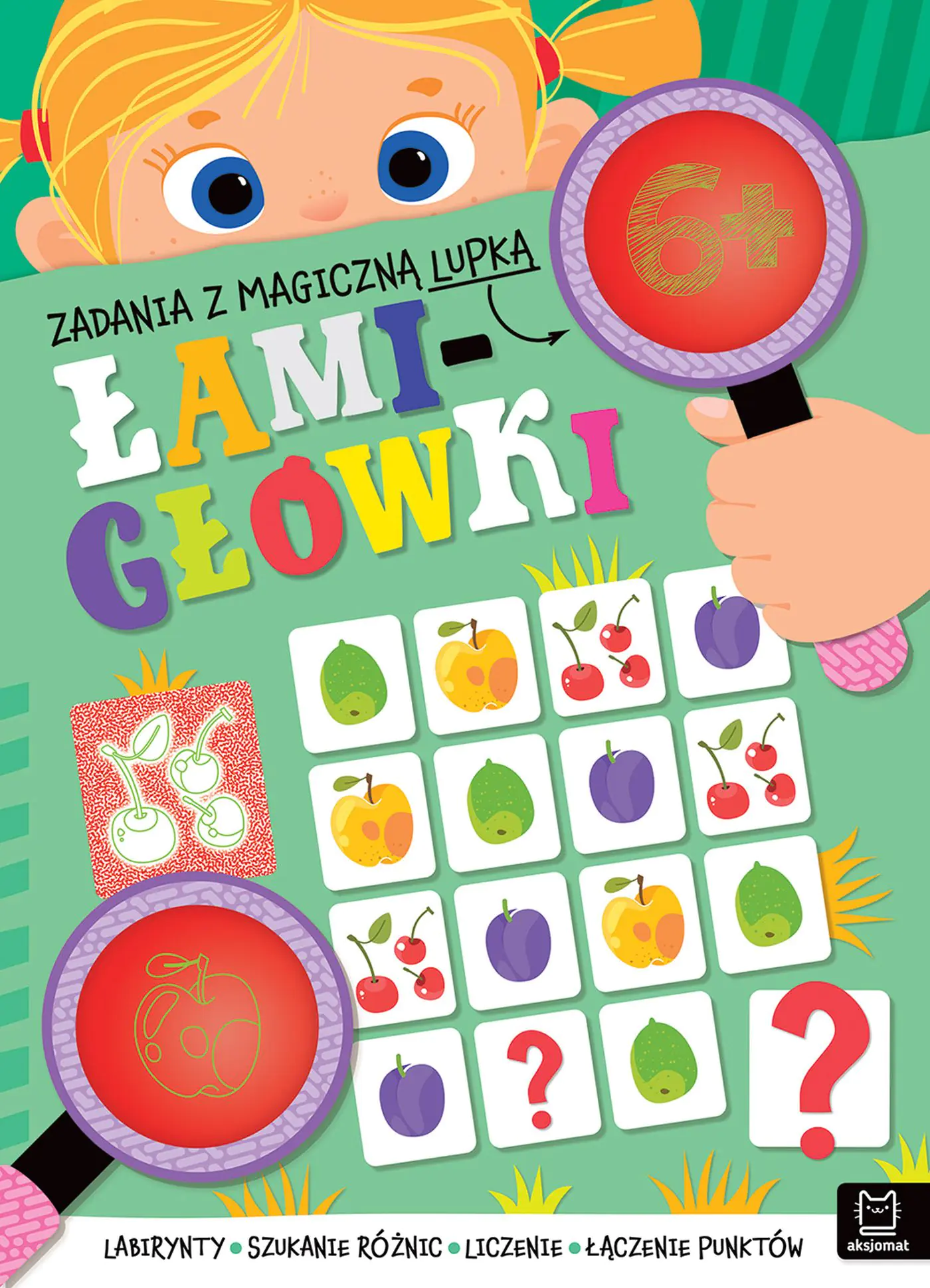 Książka - Zadania z magiczną lupką. ŁAMIGŁÓWKI 6