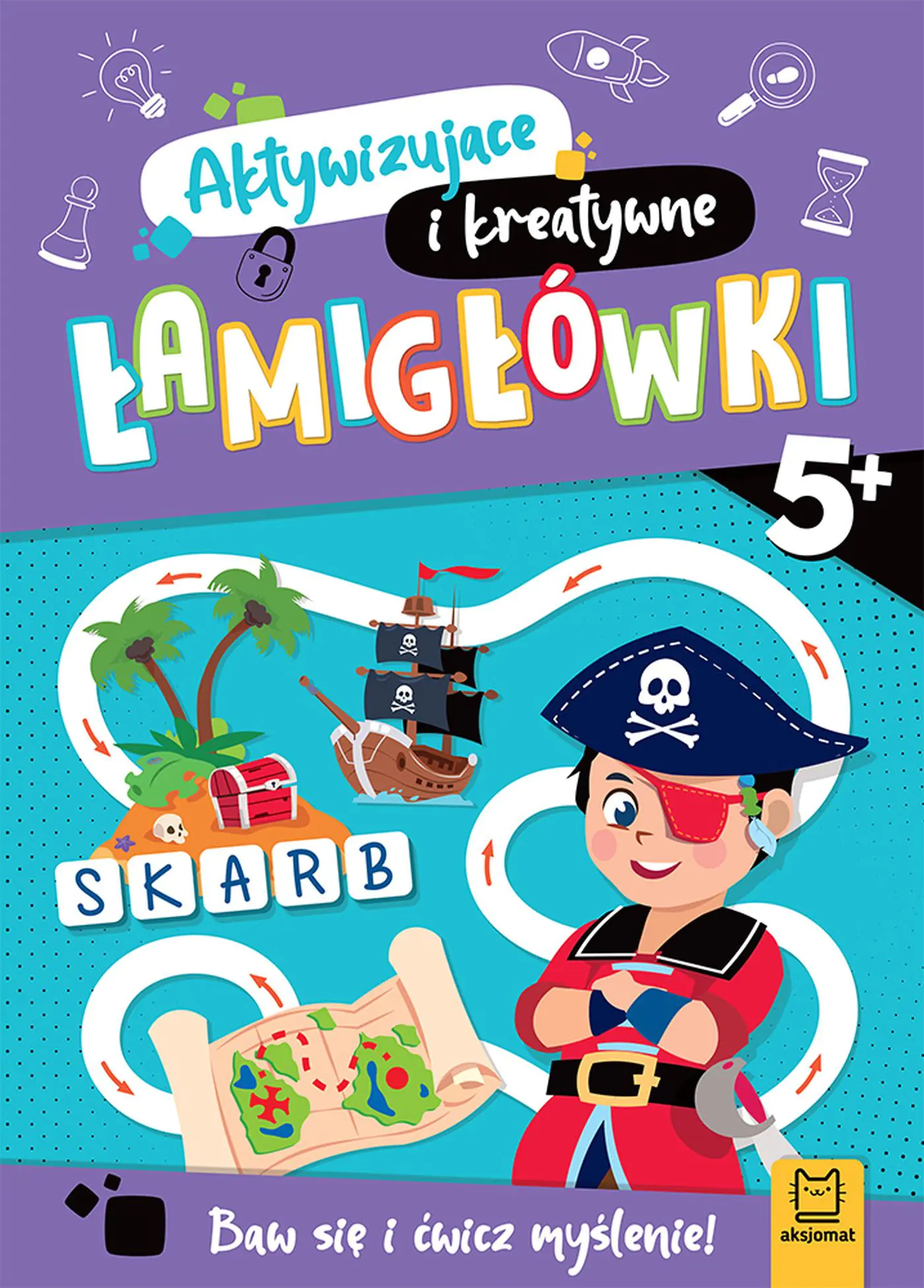 Książka - Łamigłówki aktywizujące i kreatywne od 5 lat