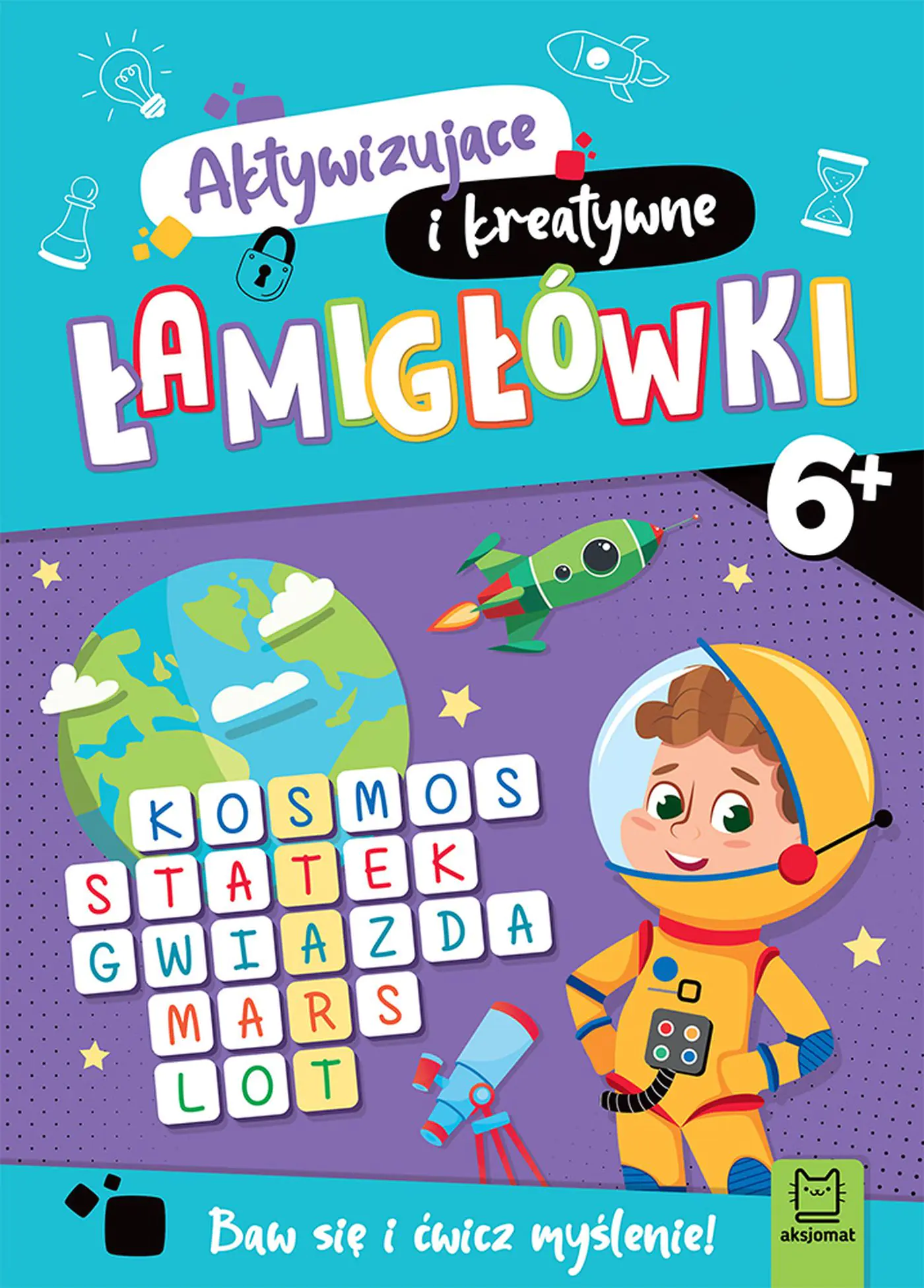 Książka - Łamigłówki aktywizujące i kreatywne od 6 lat