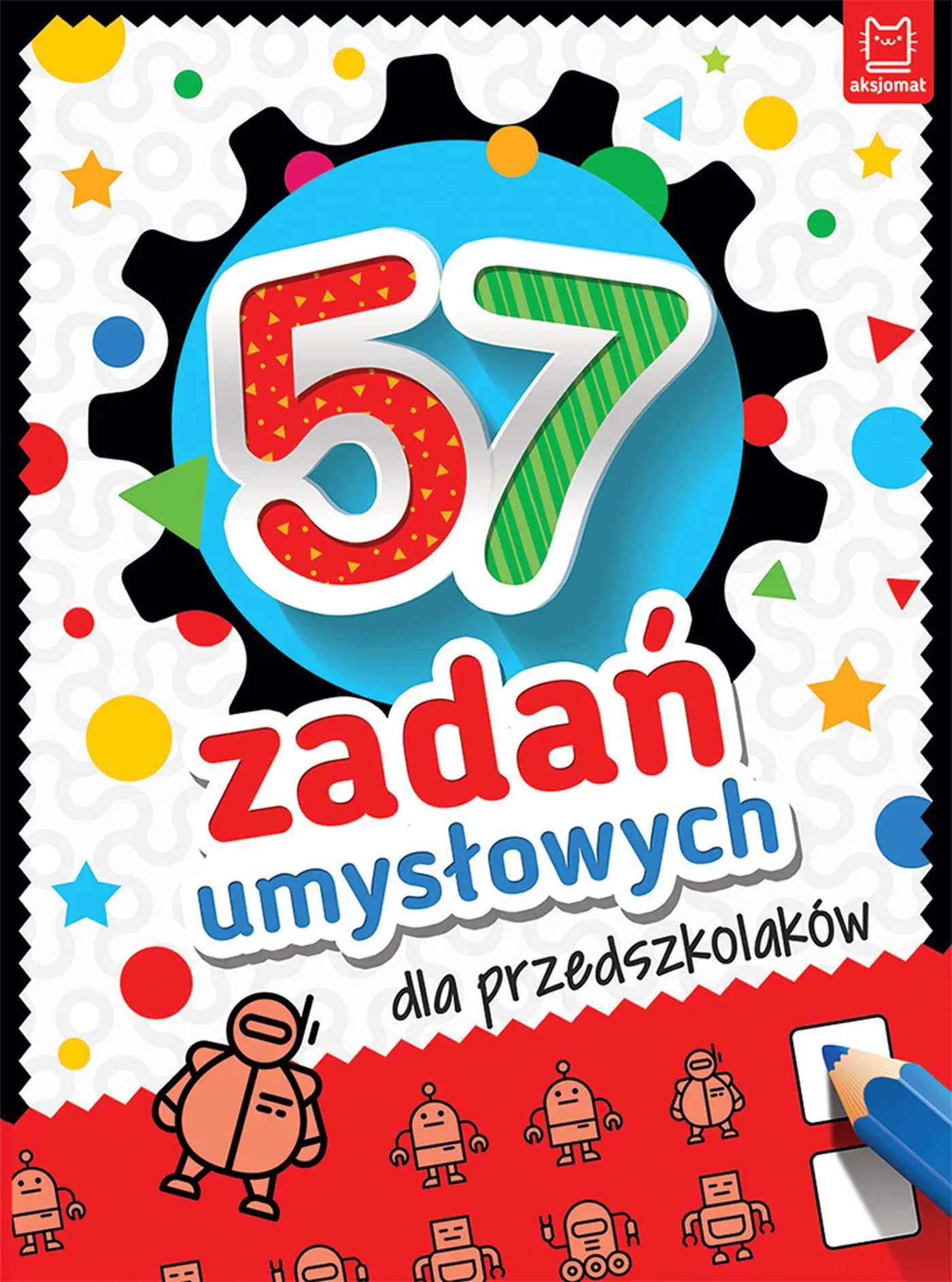 Książka - 57 zadań umysłowych dla przedszkolaków