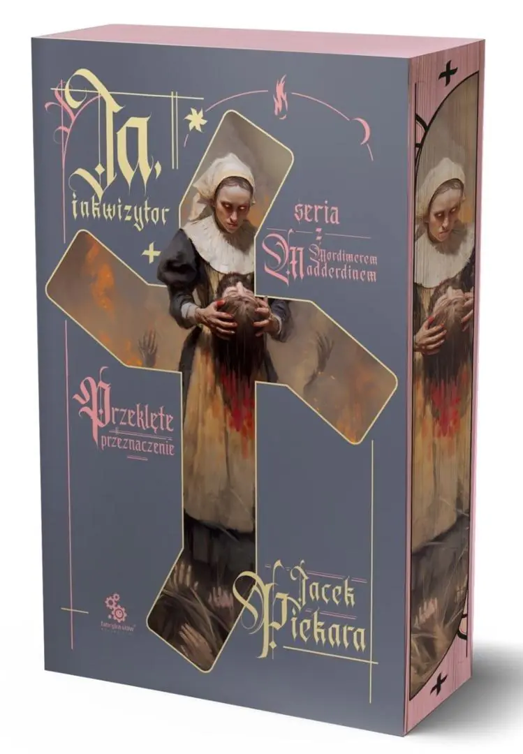 Książka - Ja, inkwizytor. Przeklęte przeznaczenie (barwione brzegi)