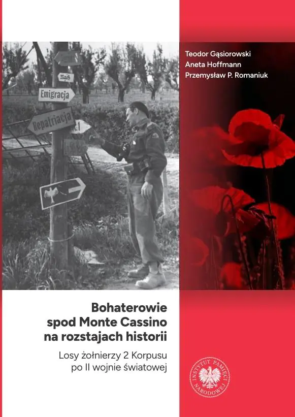 Książka - Bohaterowie spod Monte Cassino na rozstajach historii