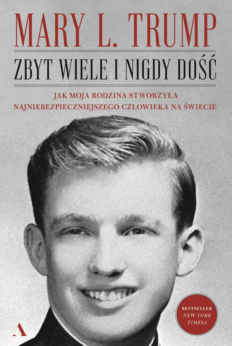 Książka - Zbyt wiele i nigdy dość. Jak moja rodzina stworzyła najniebezpieczniejszego człowieka na świecie