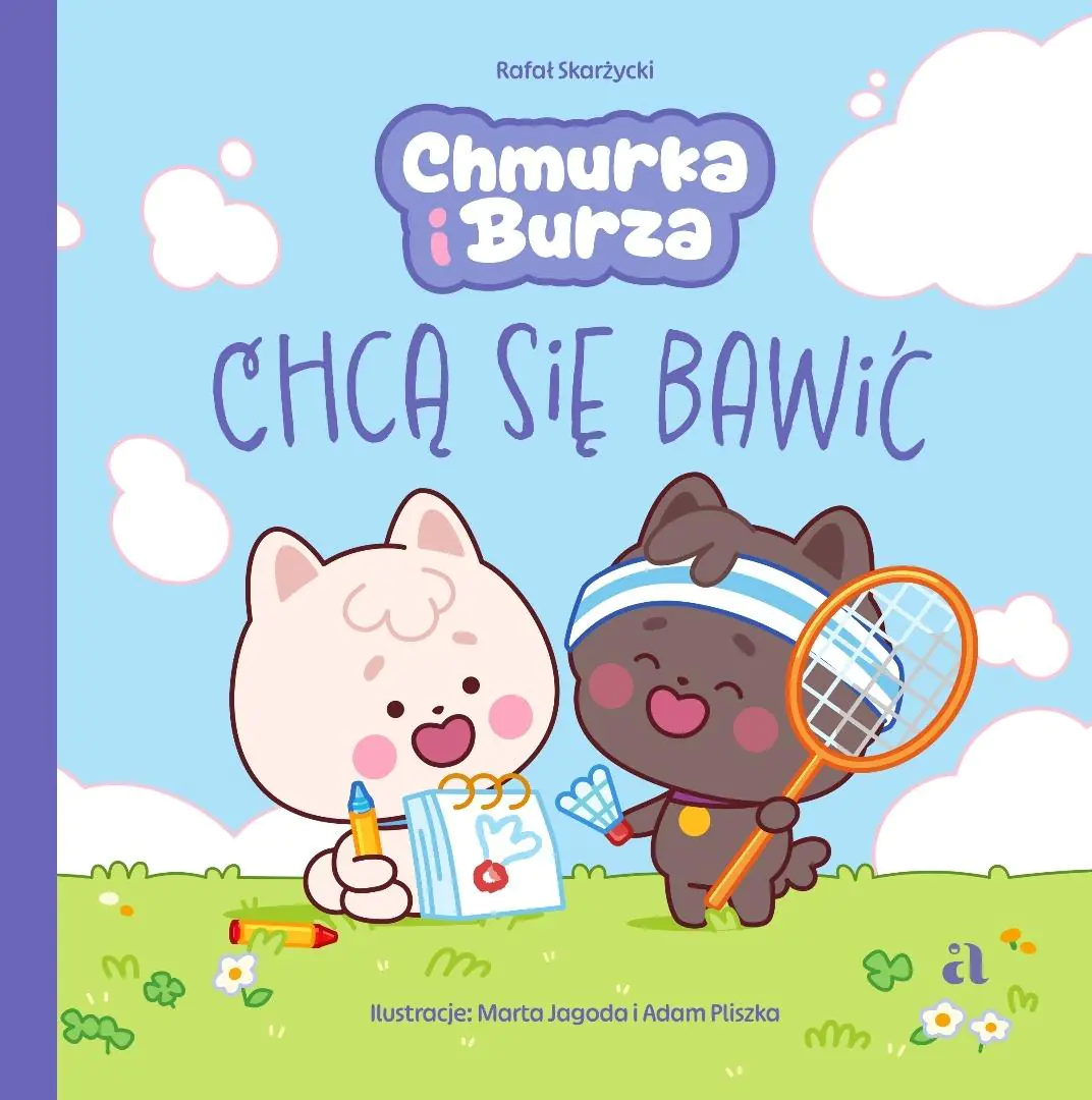Książka - Chmurka i Burza chcą się bawić