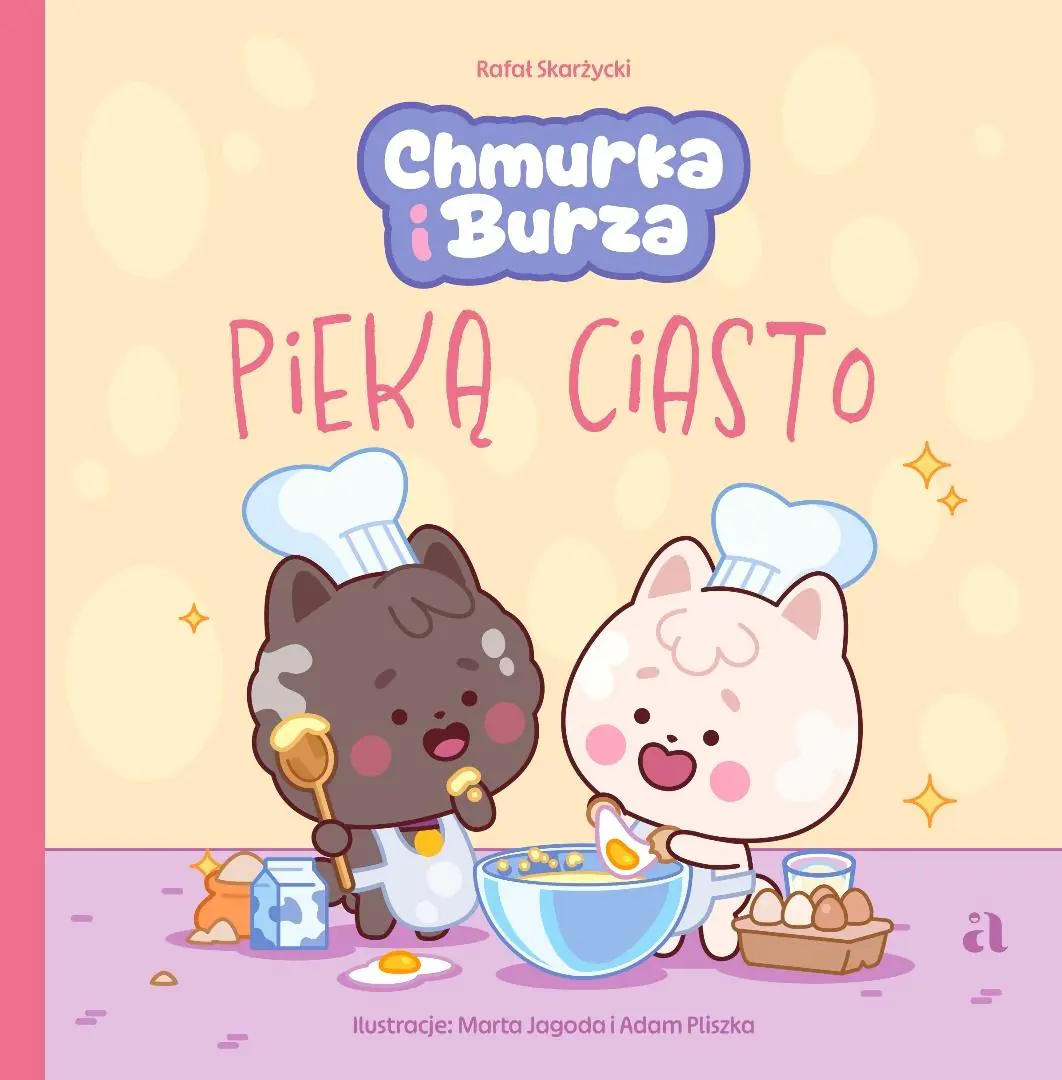 Książka - Chmurka i Burza pieką ciasto