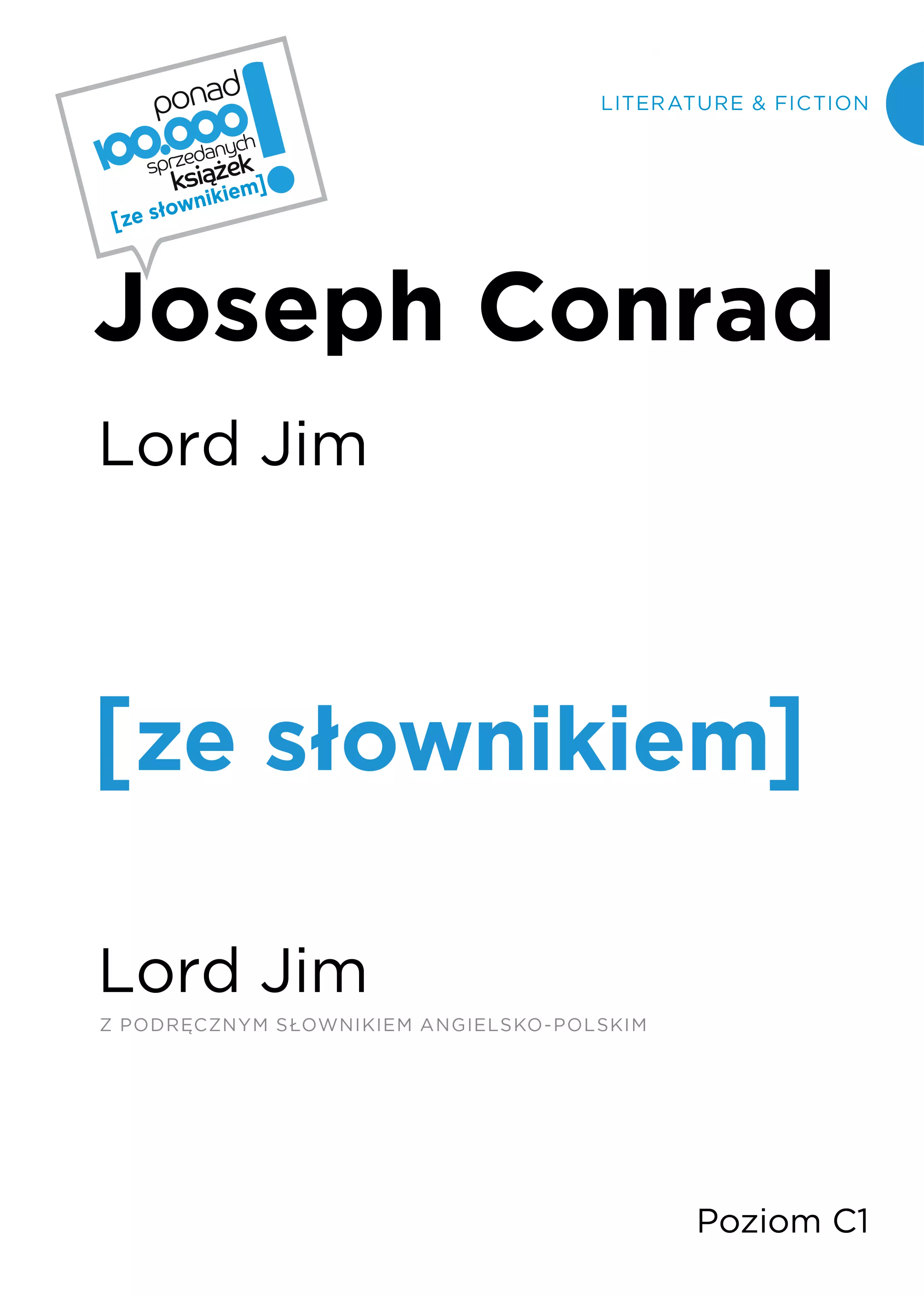 Książka - Lord Jim / Lord Jim z podręcznym słownikiem angielsko-polskim