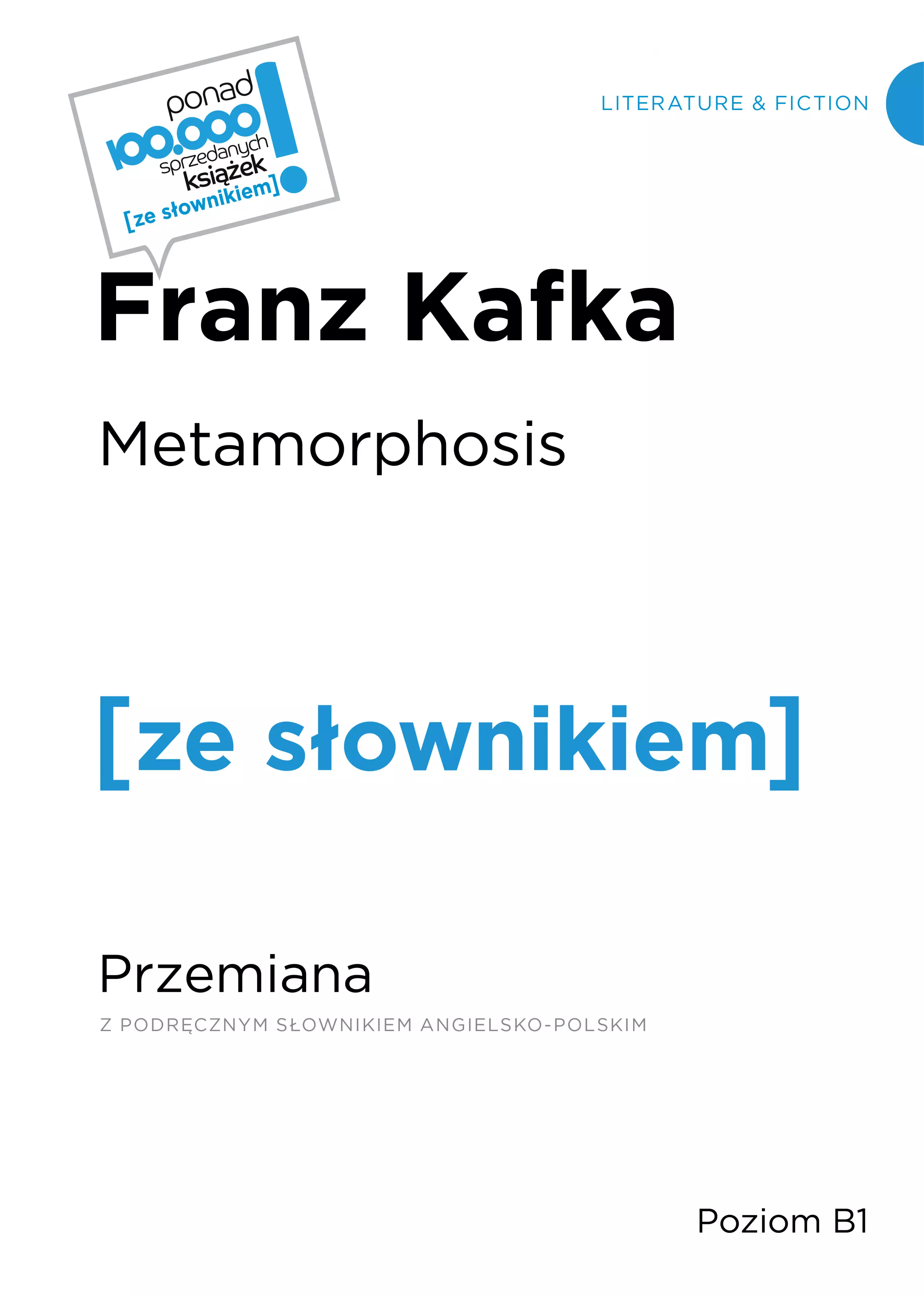 Książka - Metamorphosis / Przemiana z podręcznym słownikiem angielsko-polskim