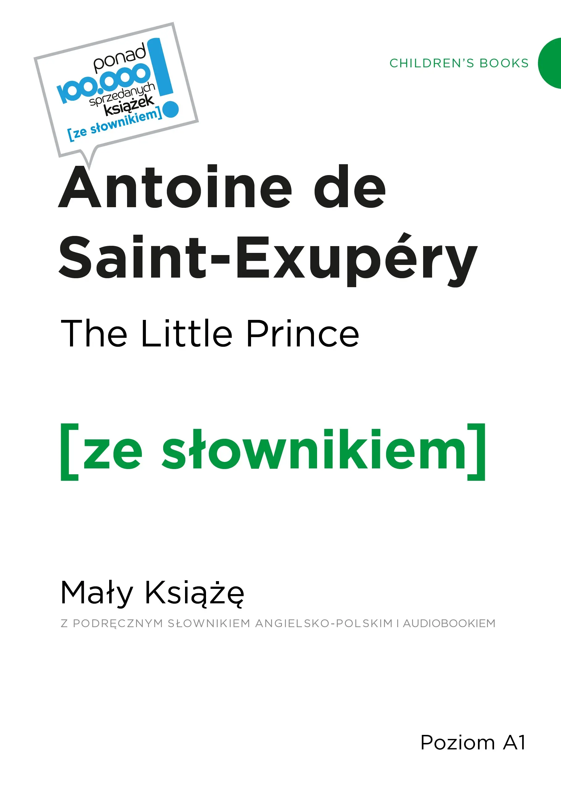Książka - The Little Prince / Mały Książę z podręcznym słownikiem angielsko-polskim