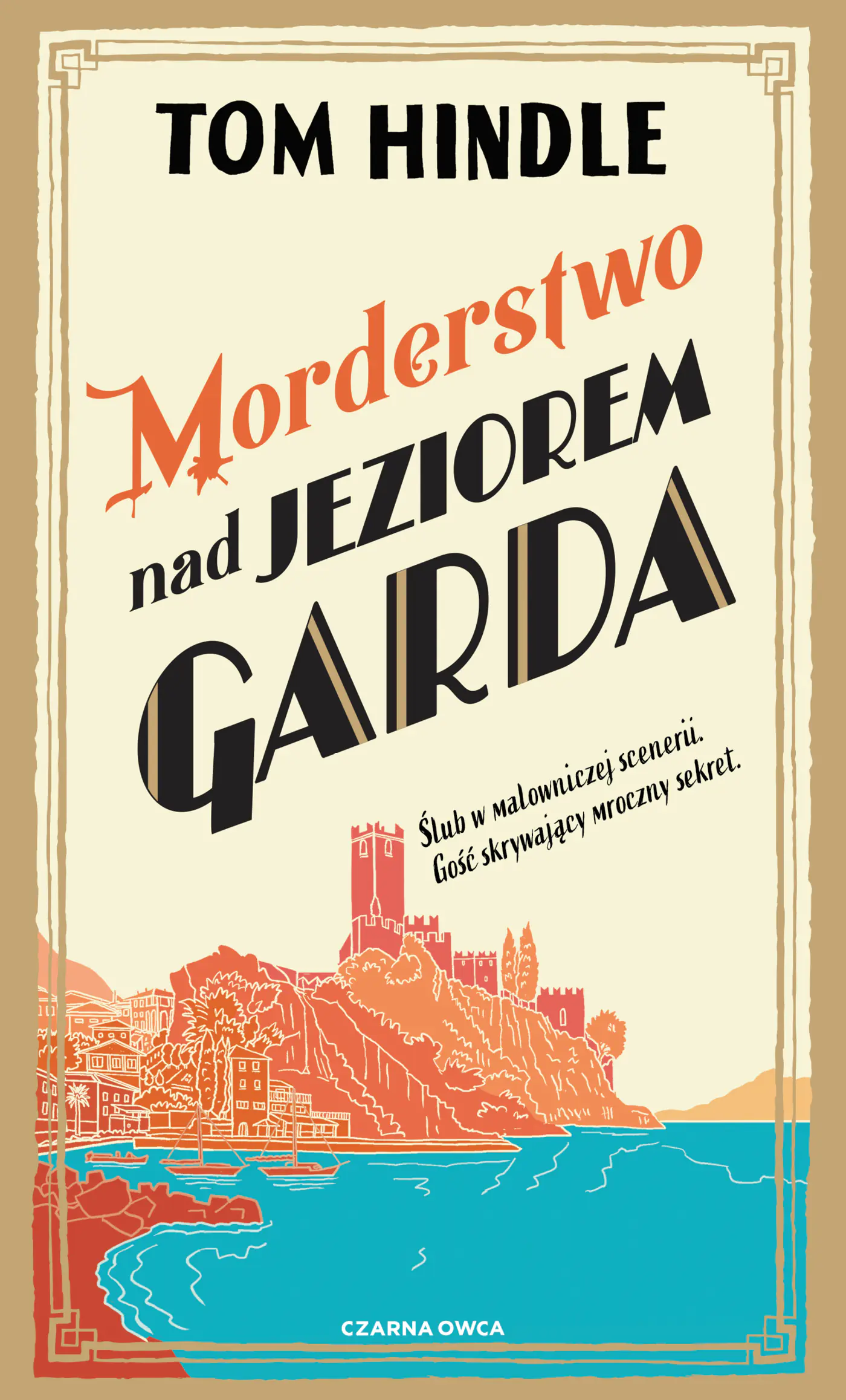 Książka - Morderstwo nad jeziorem Garda