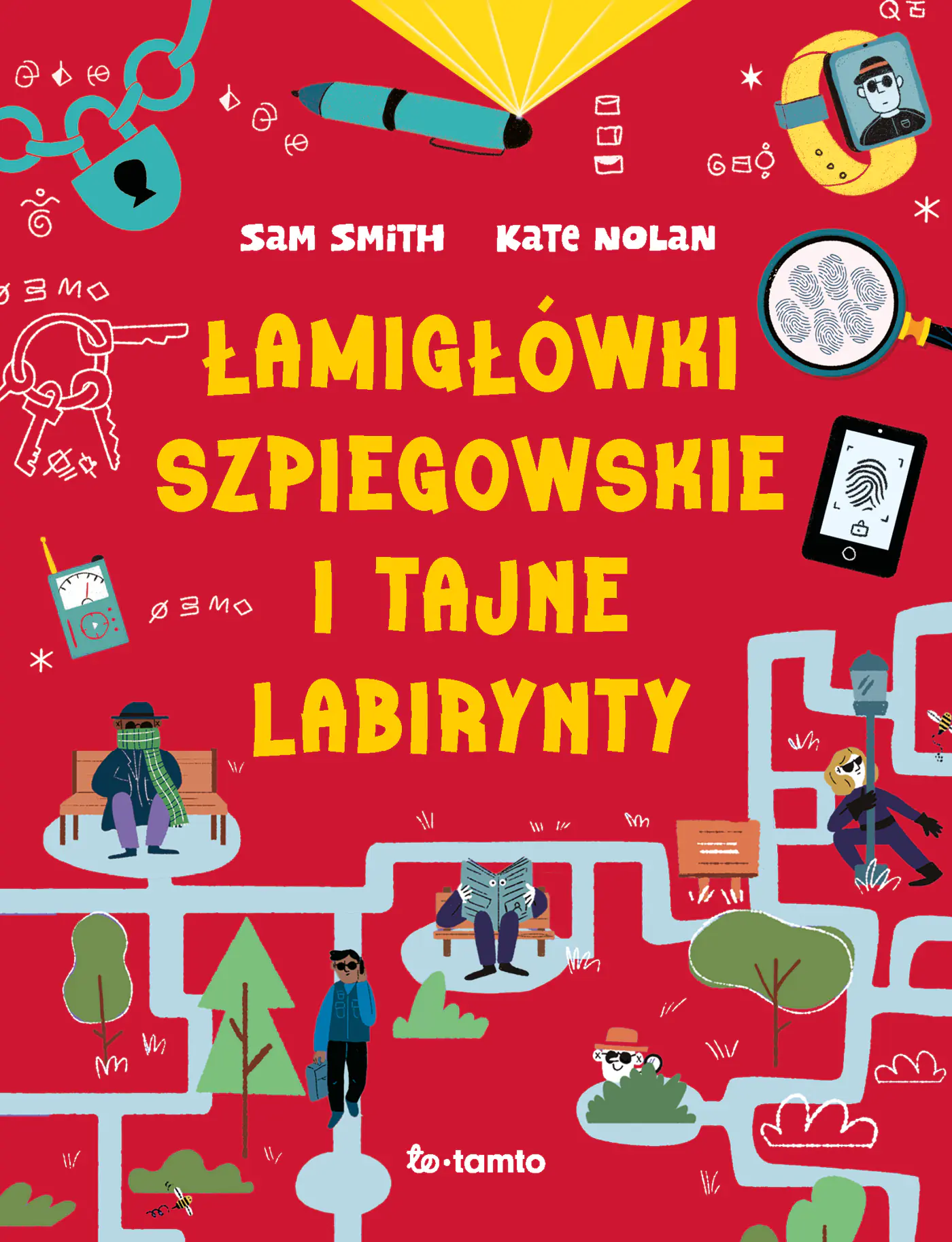 Książka - Łamigłówki szpiegowskie i tajne labirynty