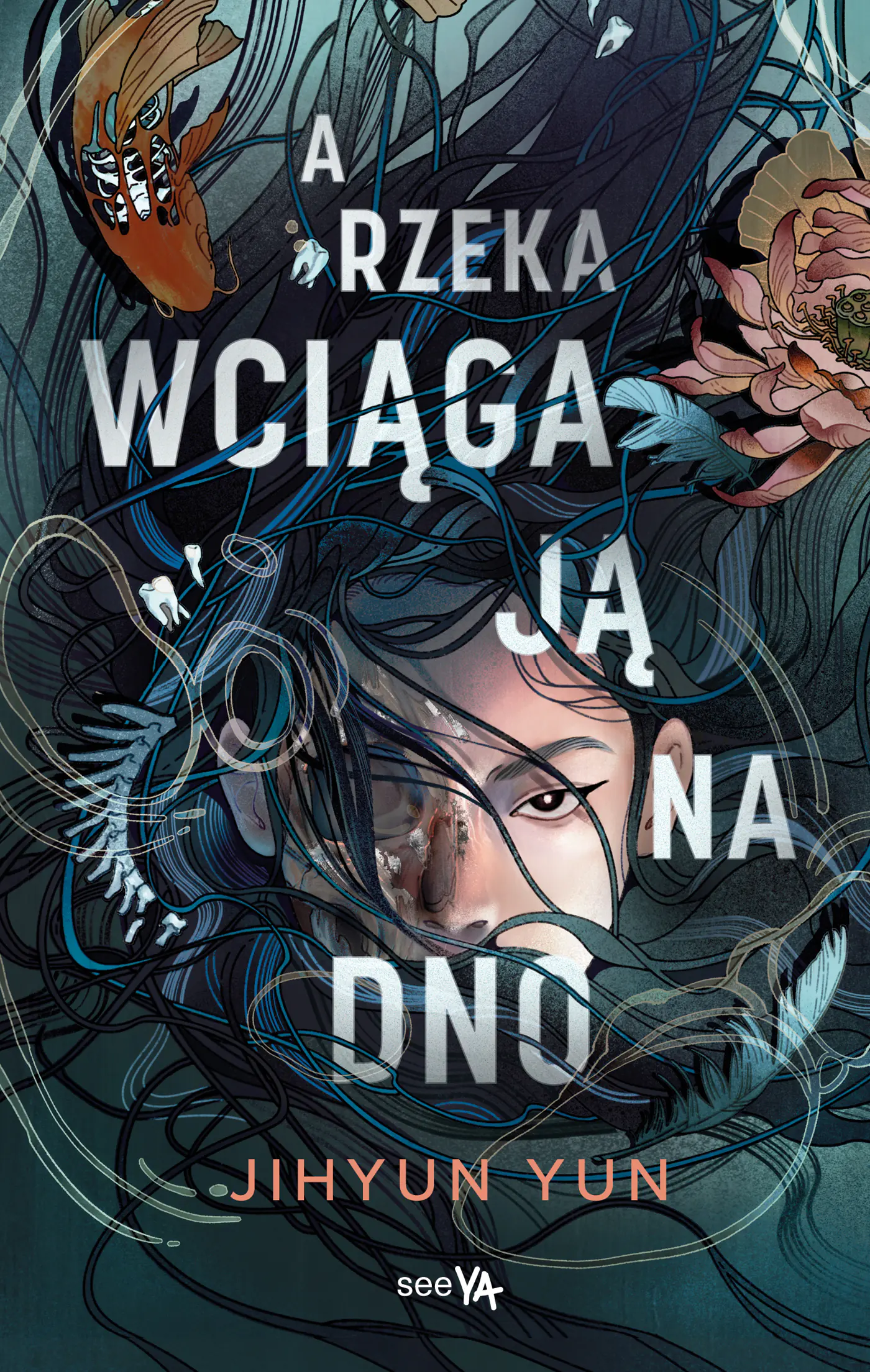 Książka - A rzeka wciąga ją na dno (barwione brzegi)