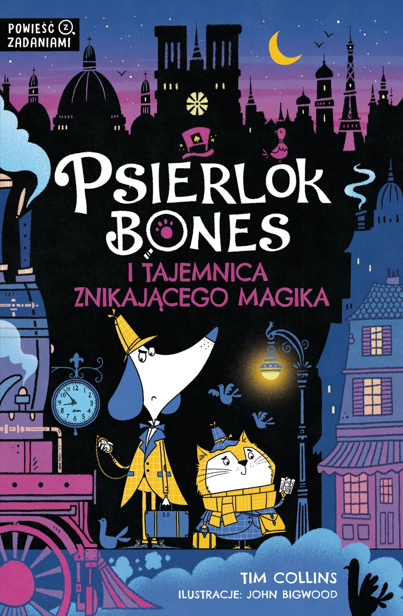 Książka - Psierlok Bones i zagadka znikającego magika