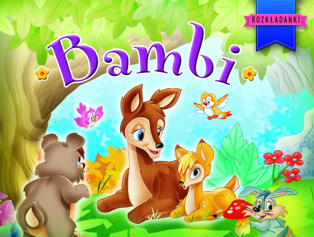Książka - Bambi. Rozkładanki