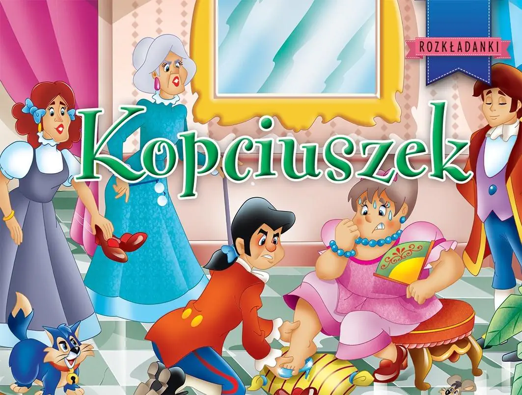 Książka - Kopciuszek. Rozkładanki