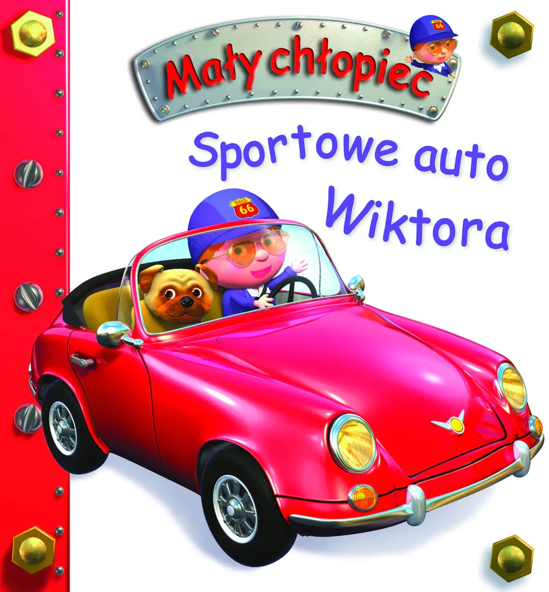 Książka - Sportowe auto Wiktora. Mały chłopiec