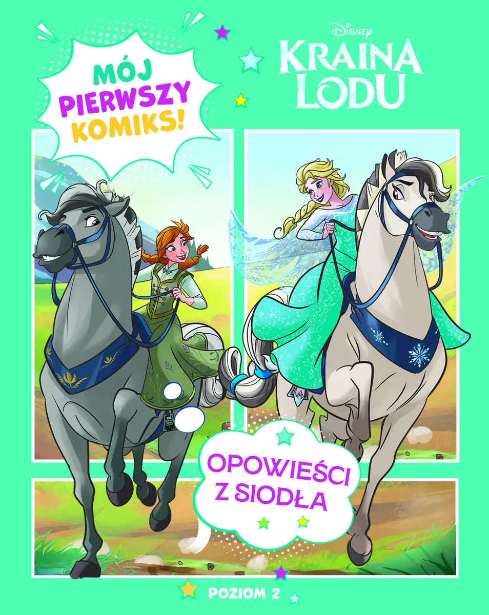Książka - Kraina Lodu. Opowieści z siodła. Mój pierwszy komiks. Poziom 2