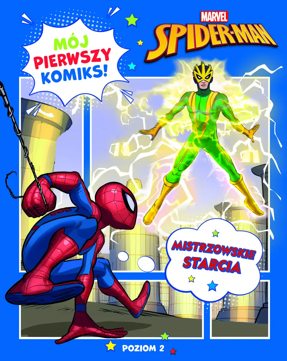 Książka - Spider-Man. Mistrzowskie starcia. Poziom 2. Mój pierwszy komiks