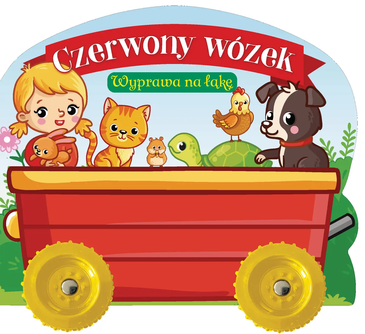 Książka - Czerwony wózek. Wyprawa na łąkę