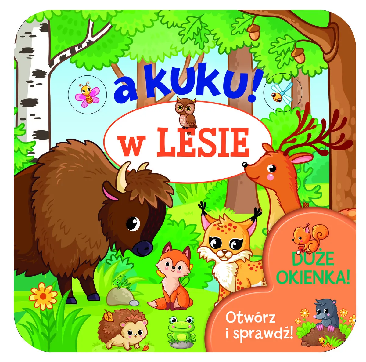 Książka - A kuku! W lesie