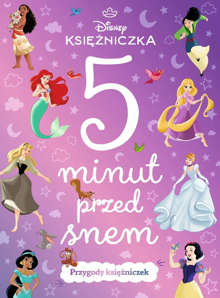 Książka - 5 minut przed snem. Przygody księżniczek. Disney Księżniczka