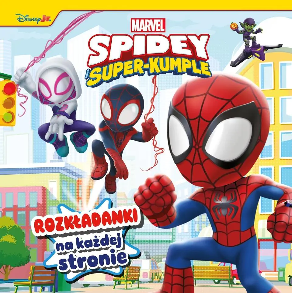Książka - Rozkładanki. Marvel Spidey i Super-kumple