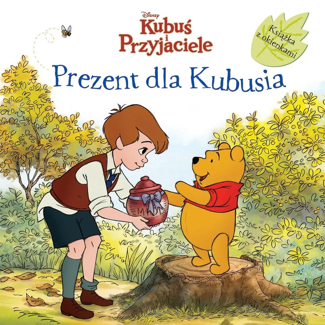 Książka - Prezent dla Kubusia. Książka z okienkami. Disney Kubuś i Przyjaciele