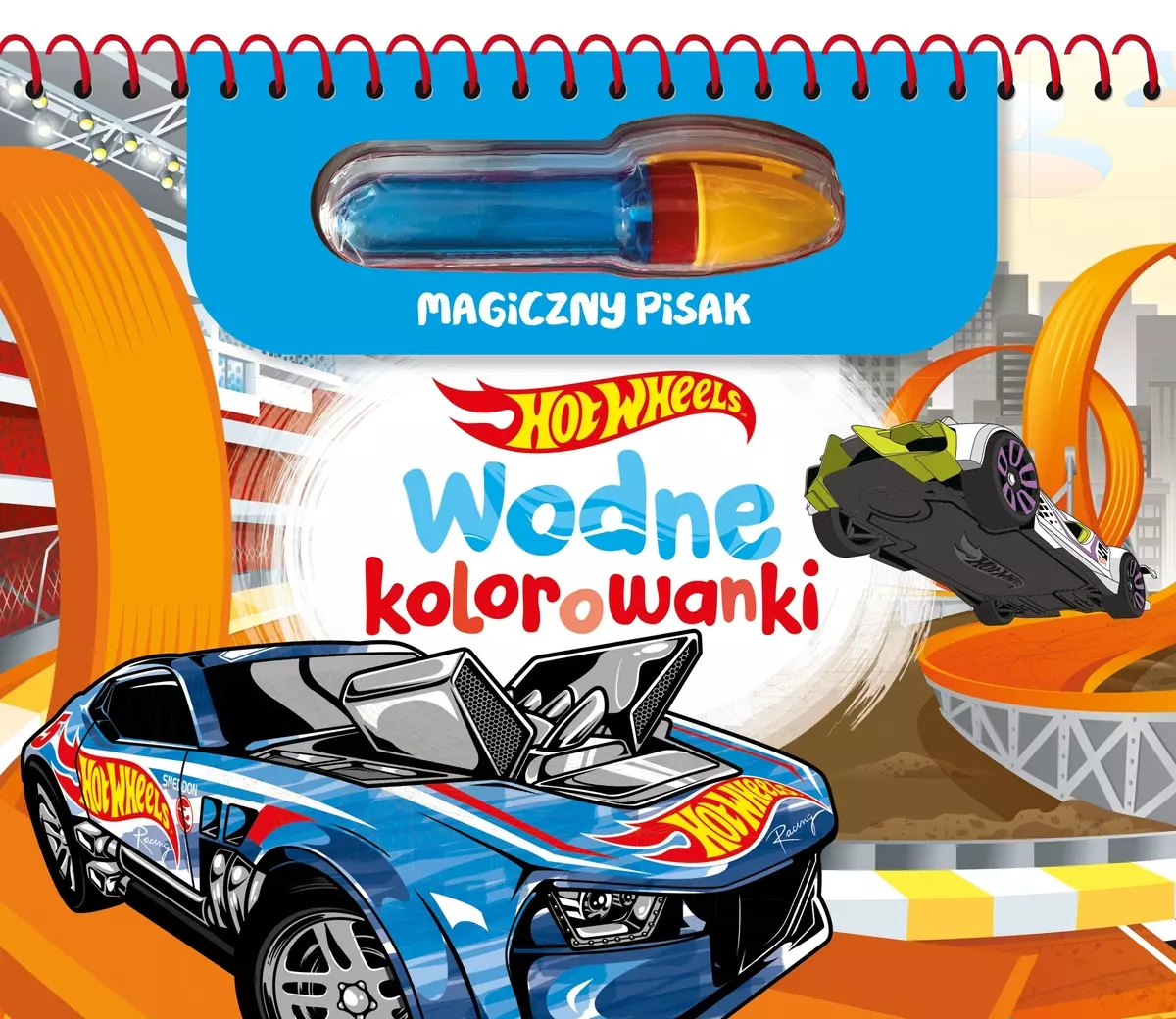 Książka - Hot Wheels. Kolorowanki wodne i magiczny pisak