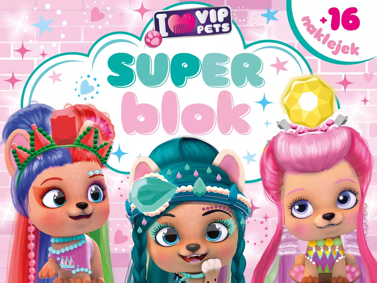 Książka - Superblok I love VIP Pets
