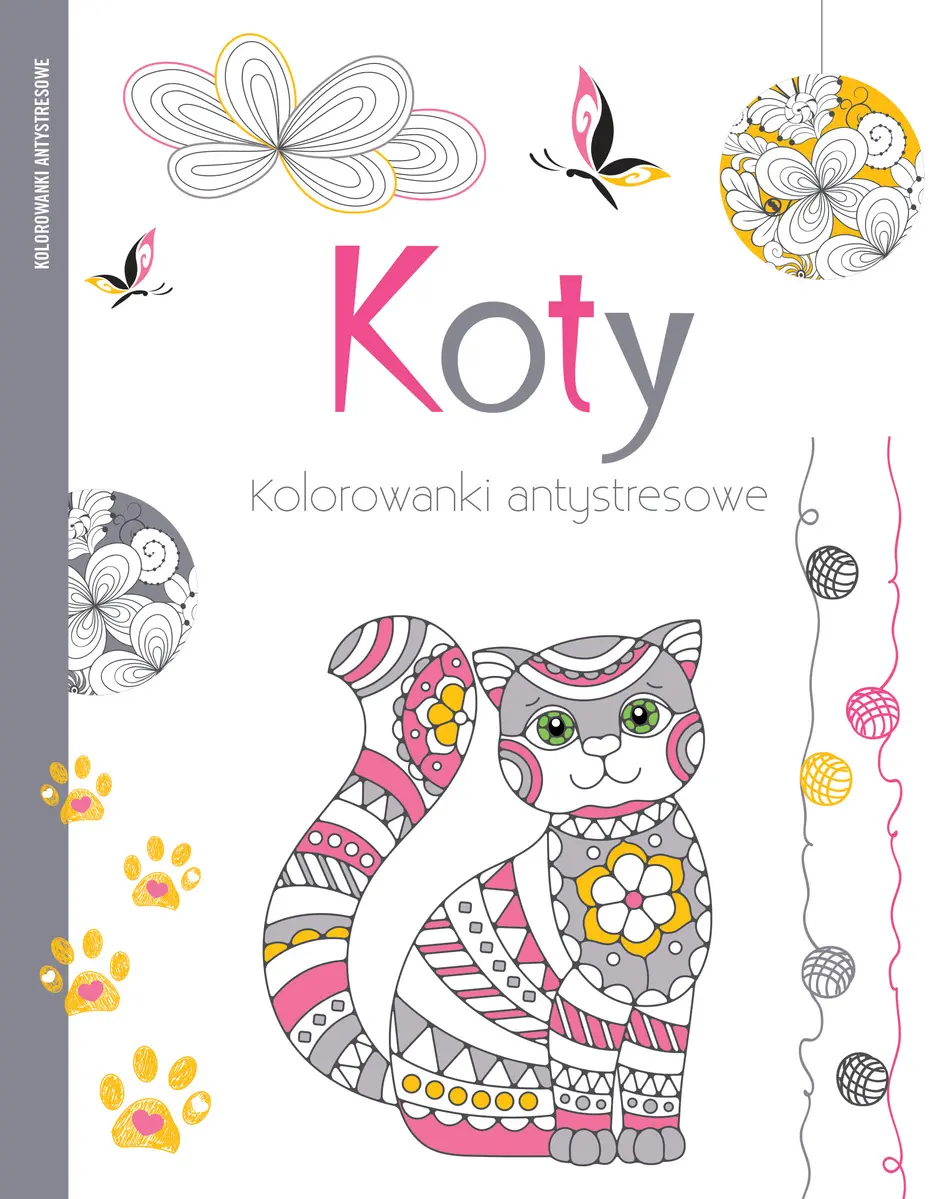Książka - Koty. Kolorowanki antystresowe
