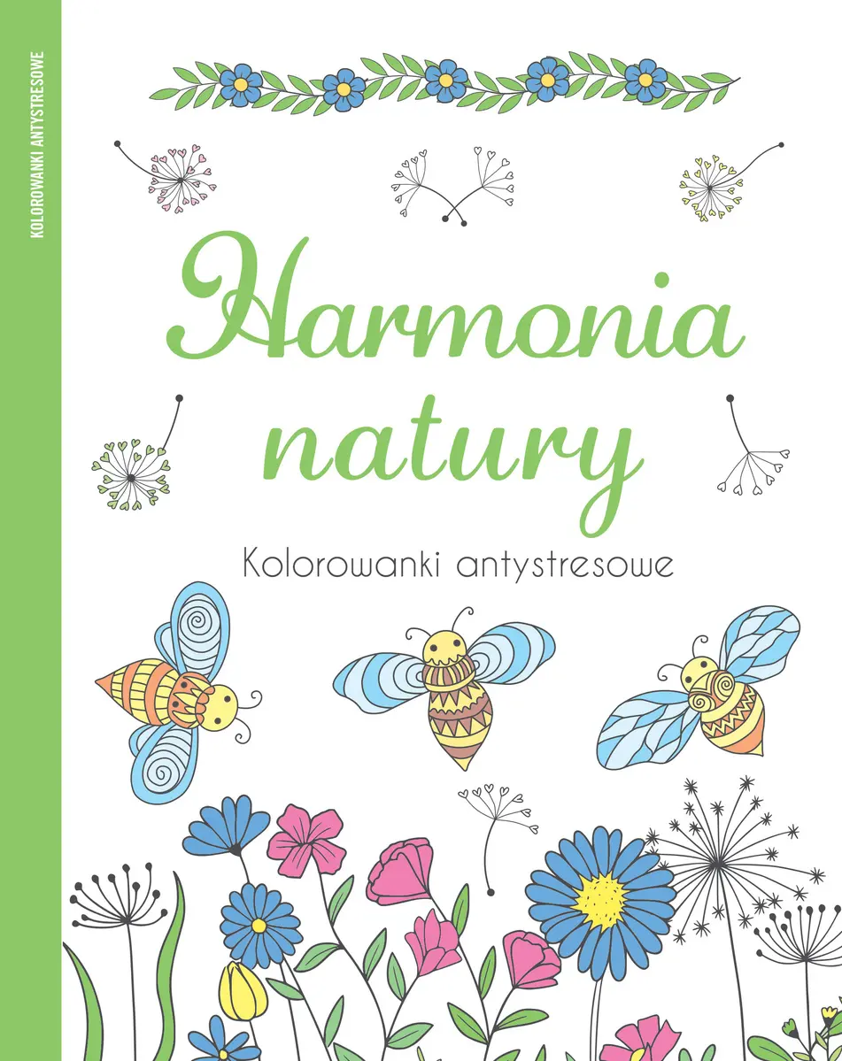 Książka - Harmonia natury. Kolorowanki antystresowe