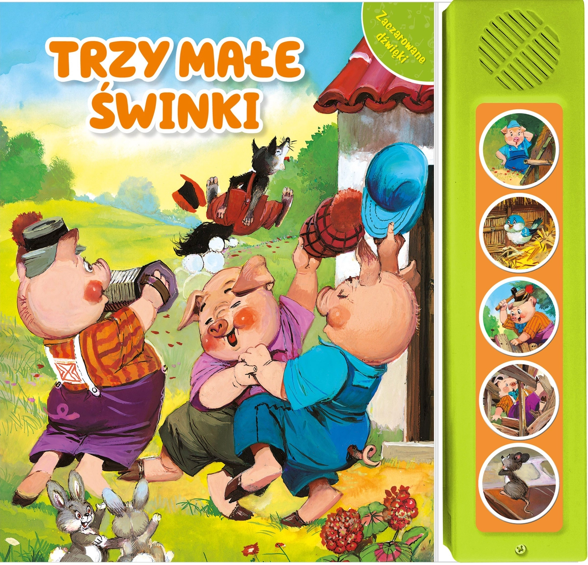 Książka - Zaczarowane dźwięki. Trzy małe świnki