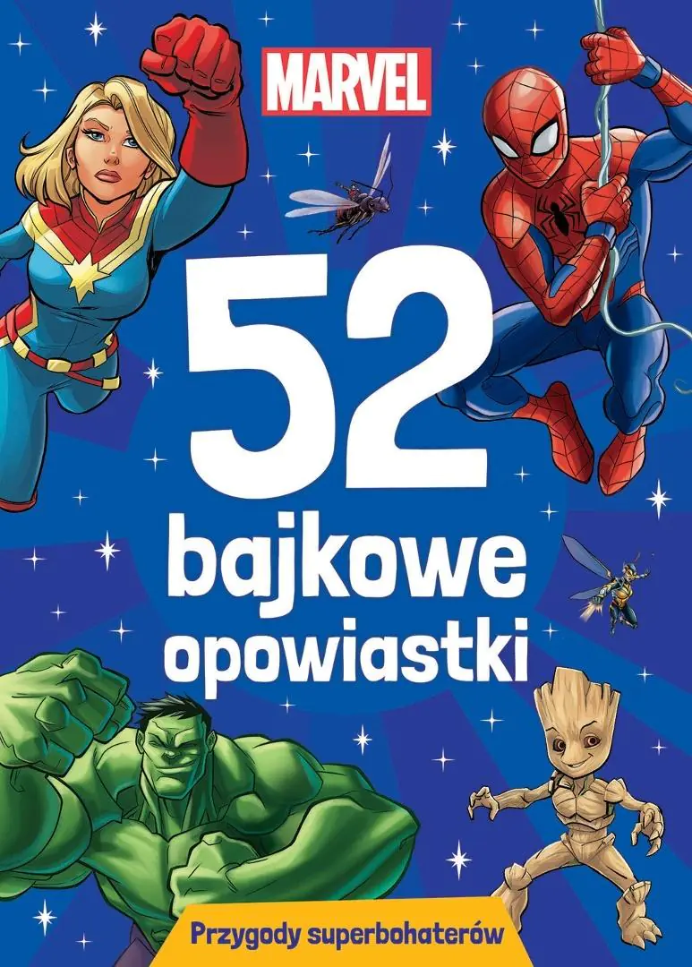 Książka - 52 bajkowe opowiastki. Przygody superbohaterów. Marvel
