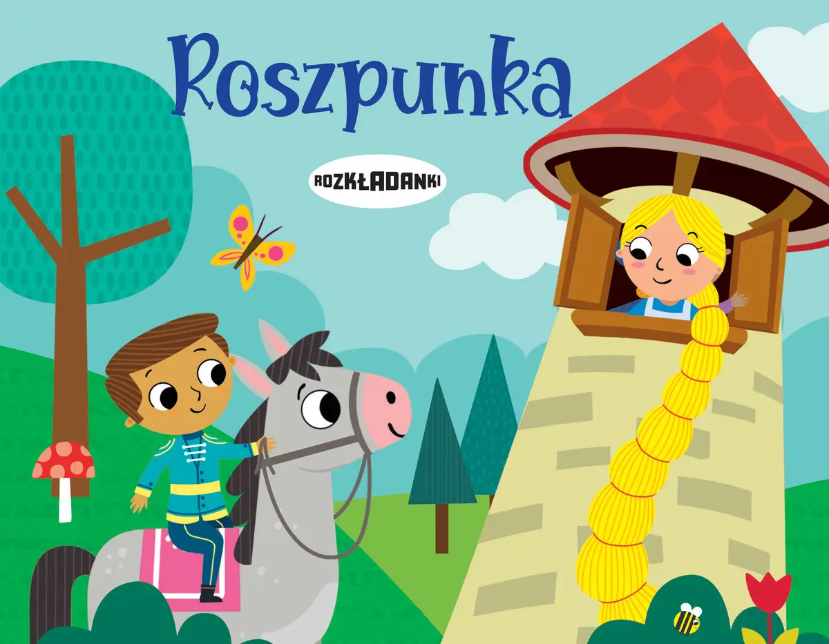 Książka - Roszpunka. Rozkładanki