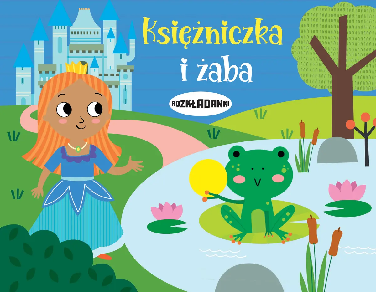 Książka - Księżniczka i żaba. Rozkładanki