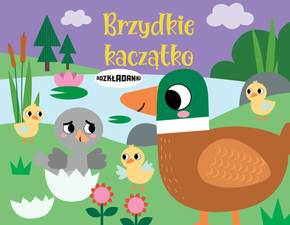 Książka - Brzydkie kaczątko. Rozkładanki