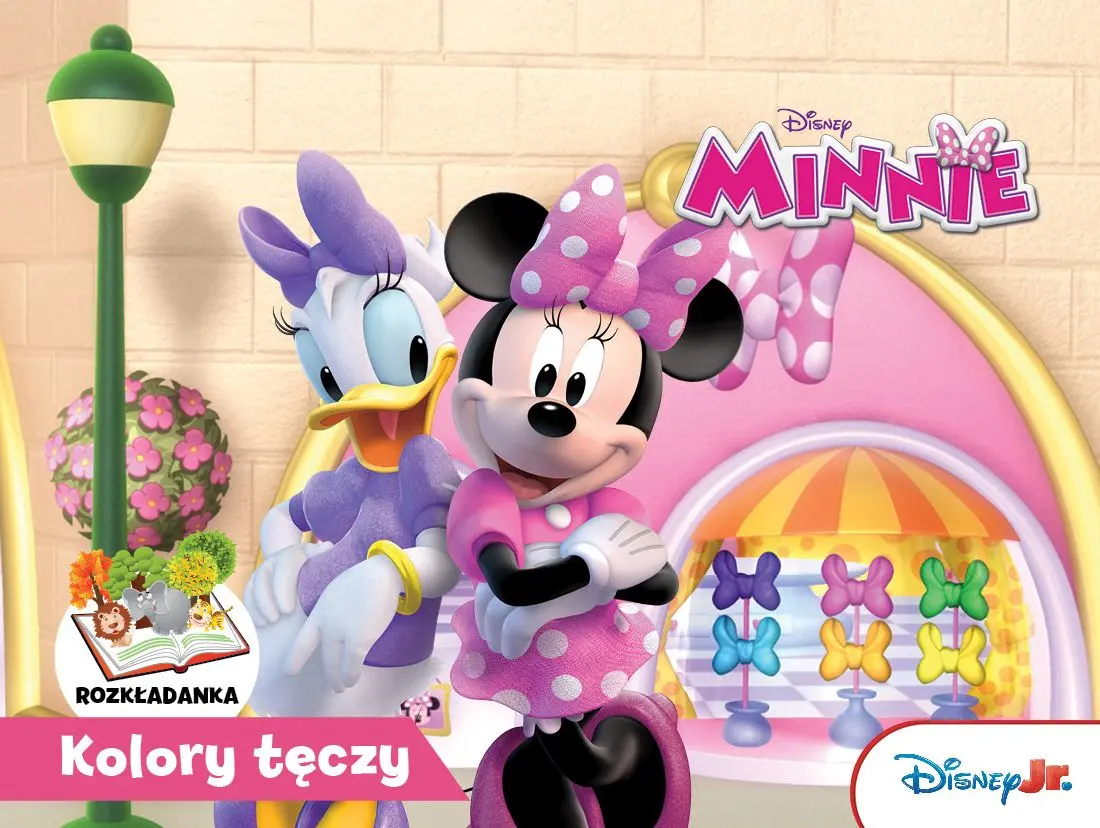 Książka - Kolory tęczy. Rozkładanka. Disney Minnie