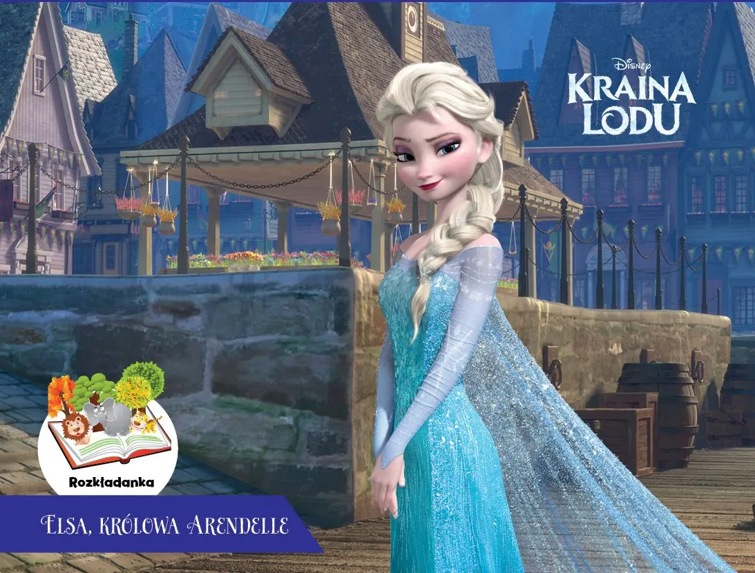 Książka - Elisa, królowa Arendelle. Rozkładanka. Disney Kraina Lodu