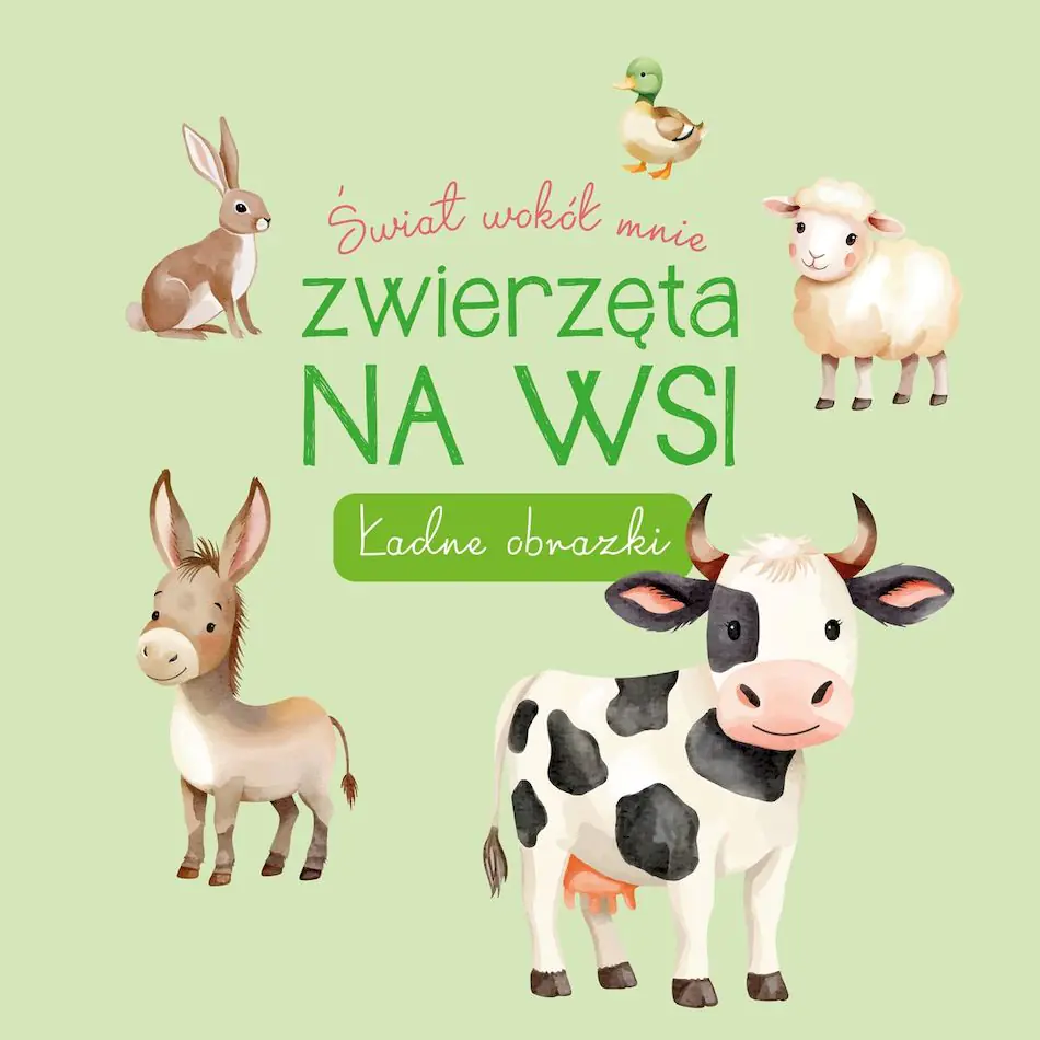 Książka - Świat wokół mnie. Na wsi. Ładne obrazki