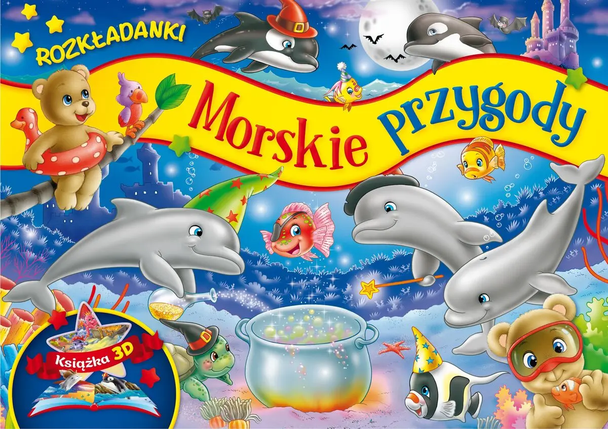 Książka - Morskie przygody. Rozkładanki