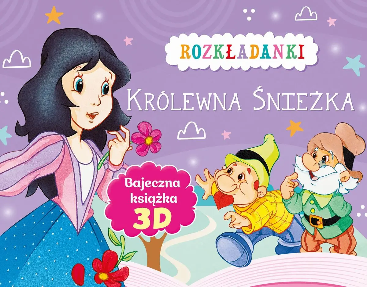 Książka - Królewna Śnieżka. Rozkładanki. Bajeczna książka 3D