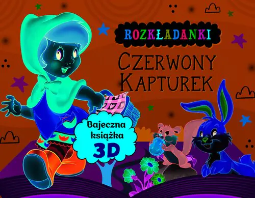 Książka - Czerwony Kapturek. Rozkładanki