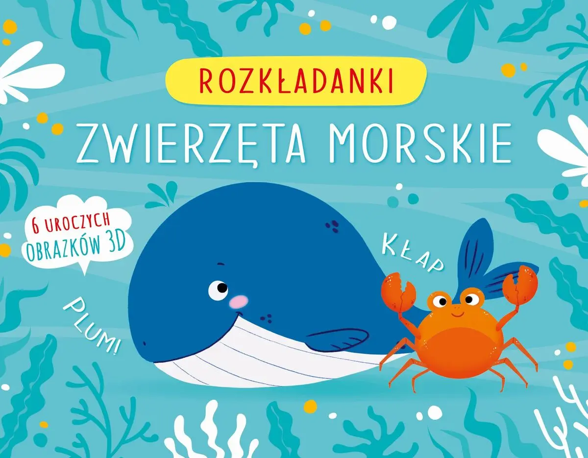 Książka - Zwierzęta morskie. Rozkładanki