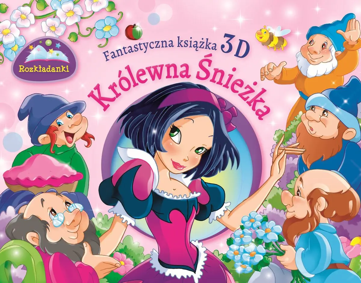 Książka - Fantastyczna książka 3D. Królewna Śnieżka. Rozkładanki