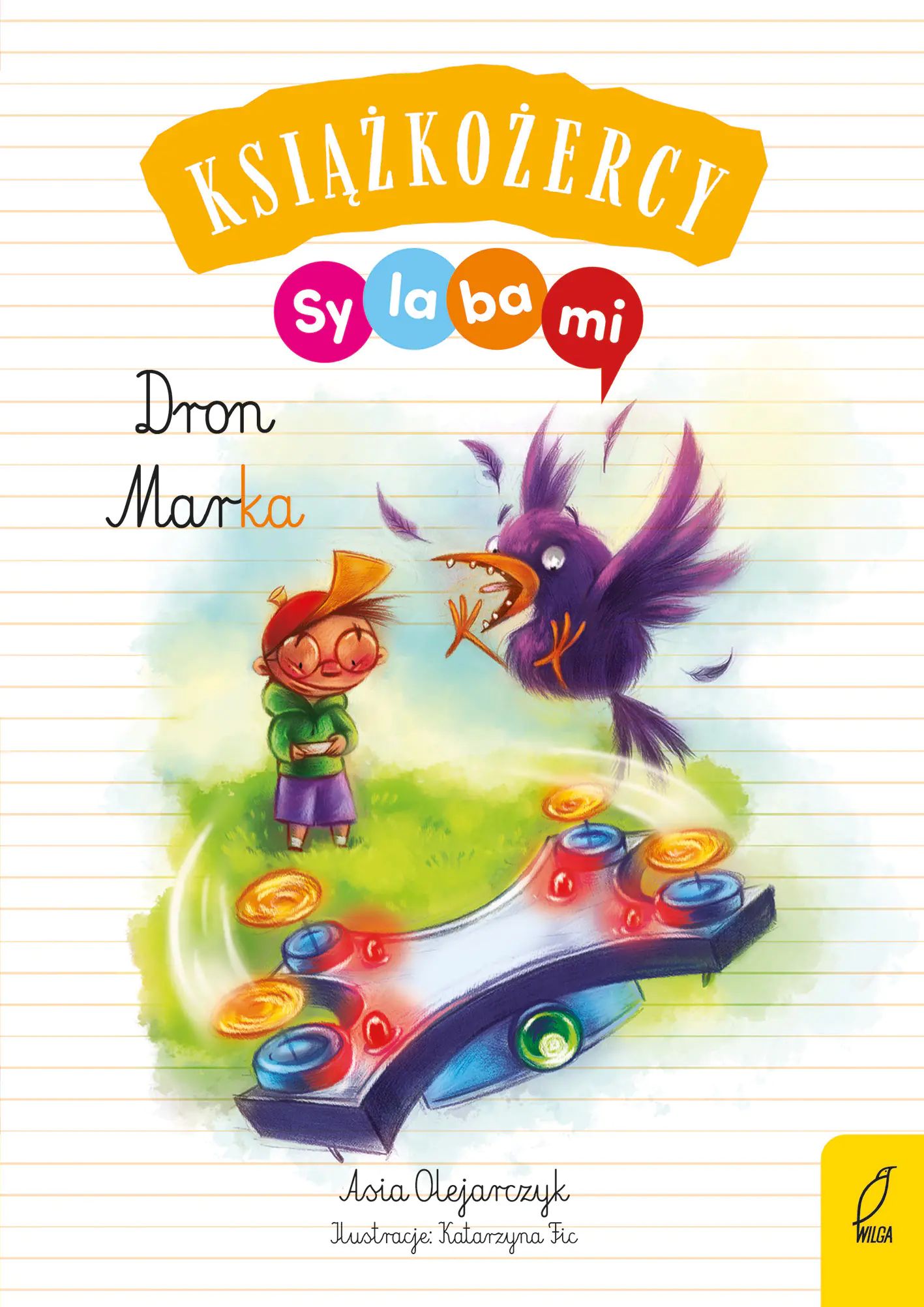 Książka - Książkożercy sylabami. Dron Marka