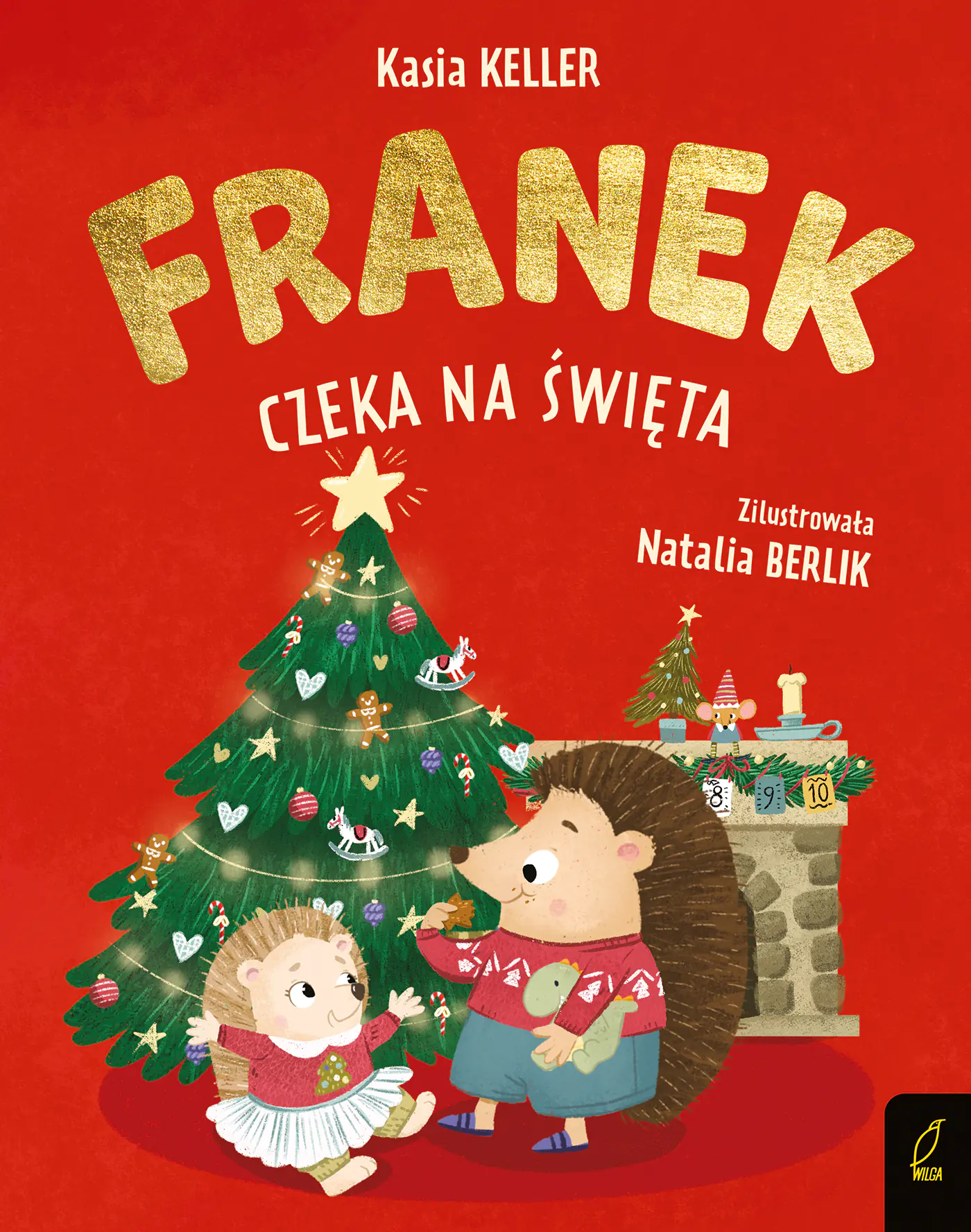 Książka - Jeżyk Franek. Franek czeka na święta