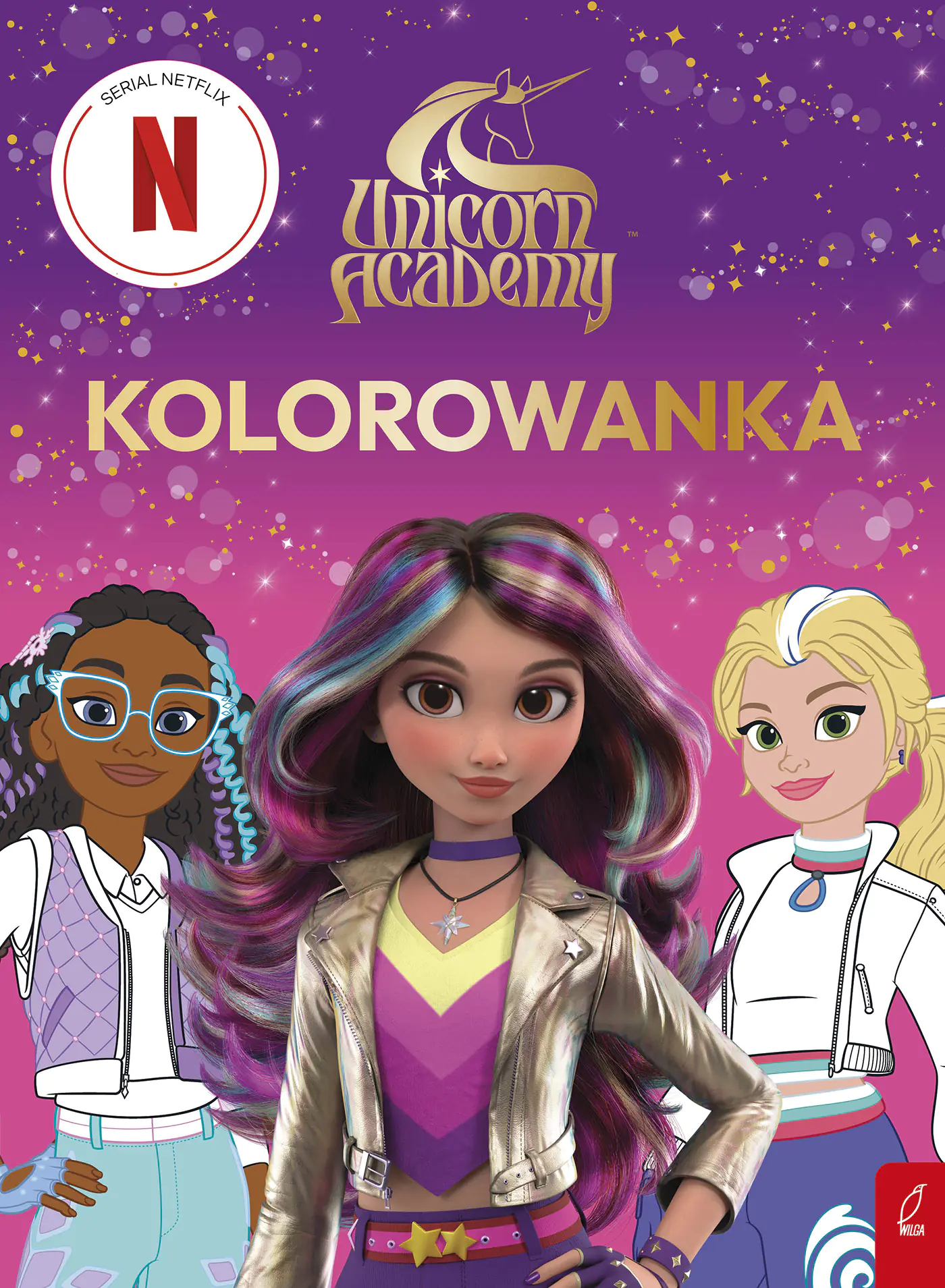 Książka - Unicorn Academy. Kolorowanka